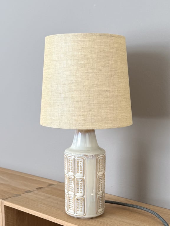 Upcycled vintage bordlampe - Søholm Keramik