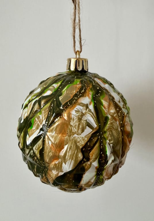 Kunst julekugle 4