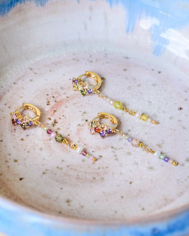 Nora - Grøn/Rosa billede 5