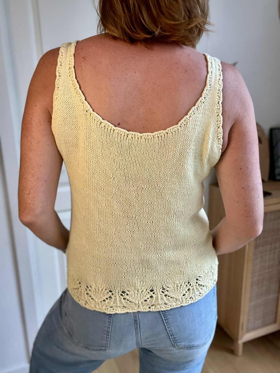 Kiiro Sommertop - STRIKKEOPSKRIFT (DANSK PDF) billede 4