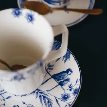 Blue Monkey - Forret/Dessert tallerkner med charmerende aber billede 3