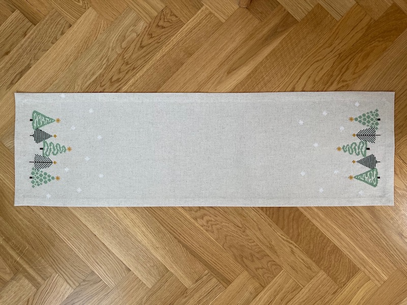 Juleløber - Grøn 2030-1 Str. 30 x 100 cm. (6)