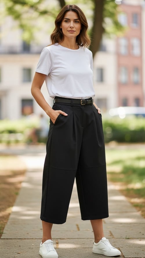 Githa 3/4 pants, Black. Onesize 36-46. (2)