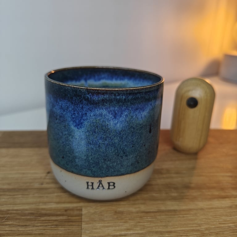 Havblå HÅB kop