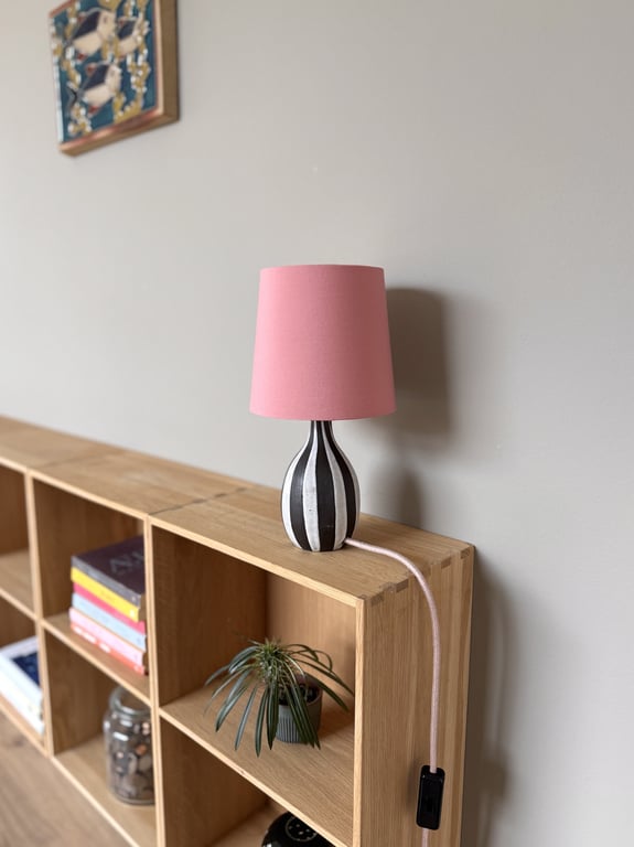 Upcycled vintage bordlampe - Michael Andersen Keramik billede 6