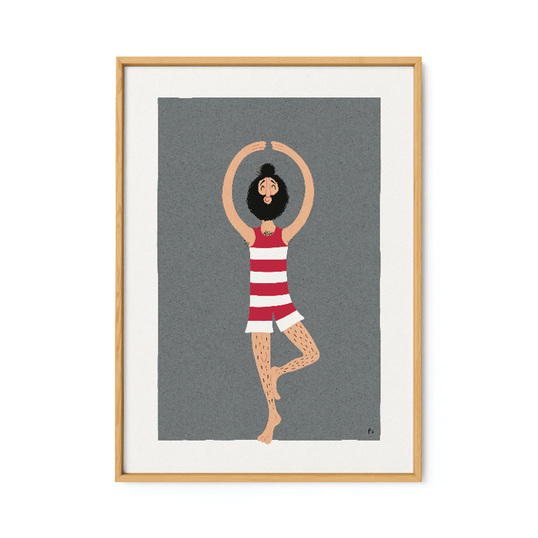 Badutspringer – plakat billede 2