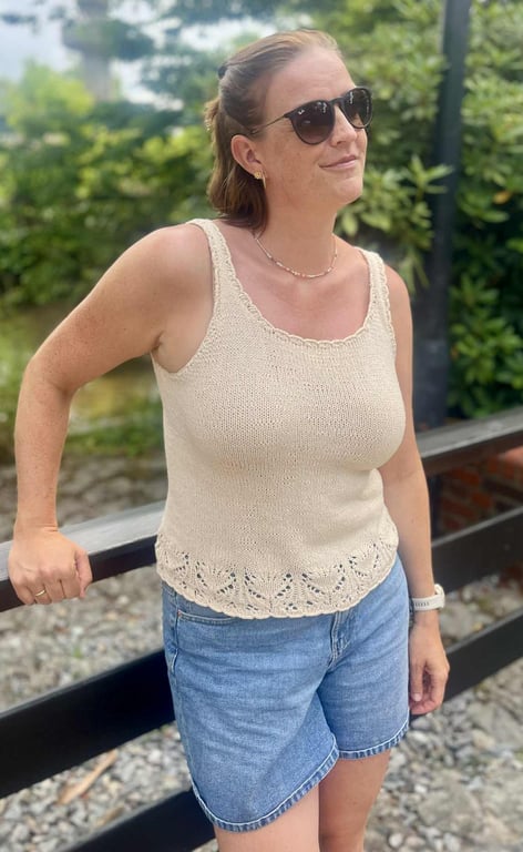 Kiiro Sommertop - STRIKKEOPSKRIFT (DANSK PDF)