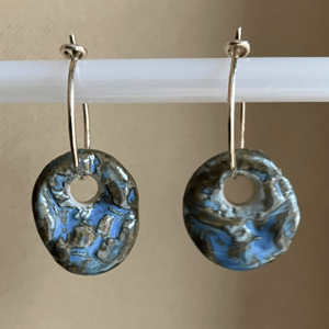 Øreringe - blågrøn – produktbillede