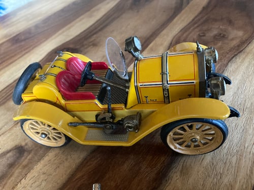 Mekanisk vintage legetøjsbil (4)