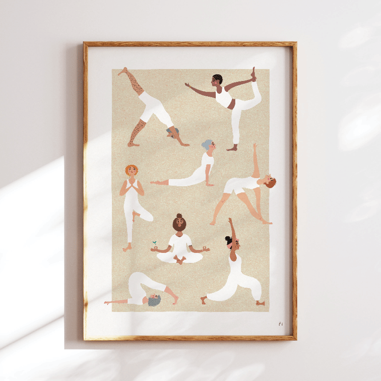Yogahold – plakat billede 3