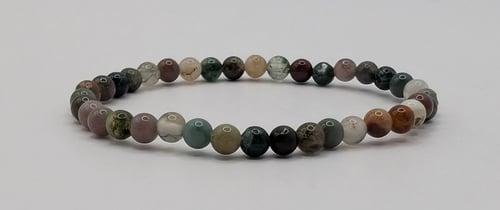 Indisk Agat Armbånd - 4mm (1)