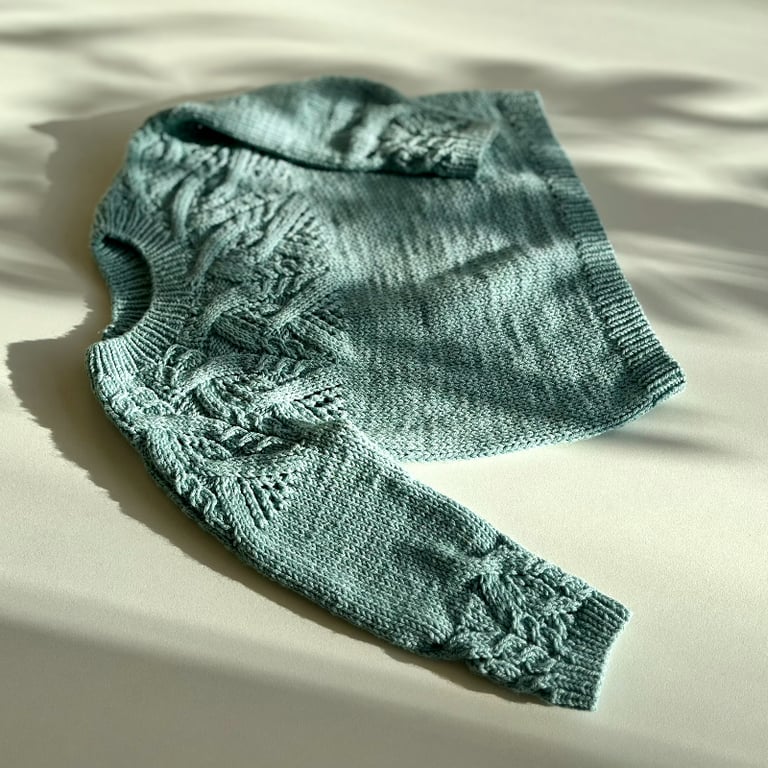 Mossi Sweater Kids - Strikkeopskrift PDF Dansk billede 6