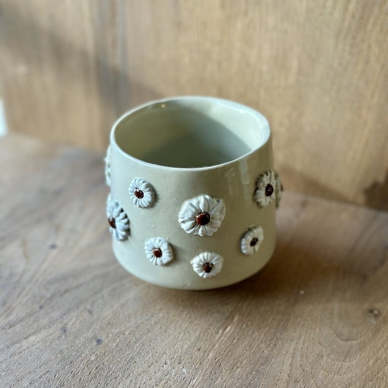 Flower kop m/små blomster billede 2