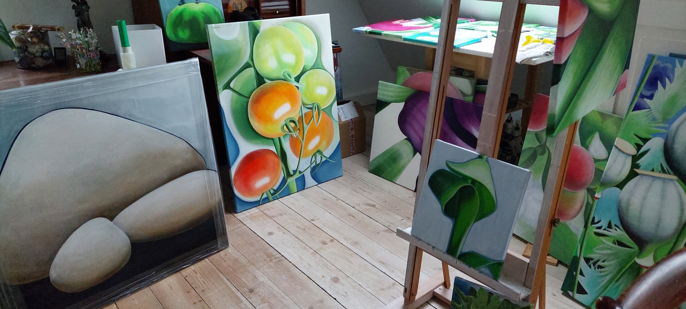 Nydelse © 100x75cm billede 4