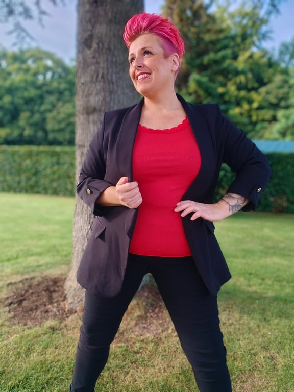 Zafia Top Rød billede 2