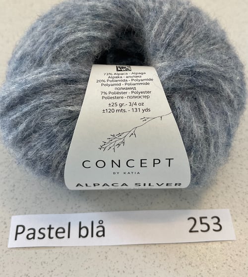 Garn: Alpaca Silver- diskret glimmer  (17)