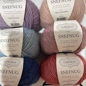 Garn: SNEFNUG - CaMaRose – produktbillede