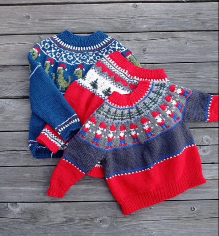 Nordic Winter Sweater billede 3