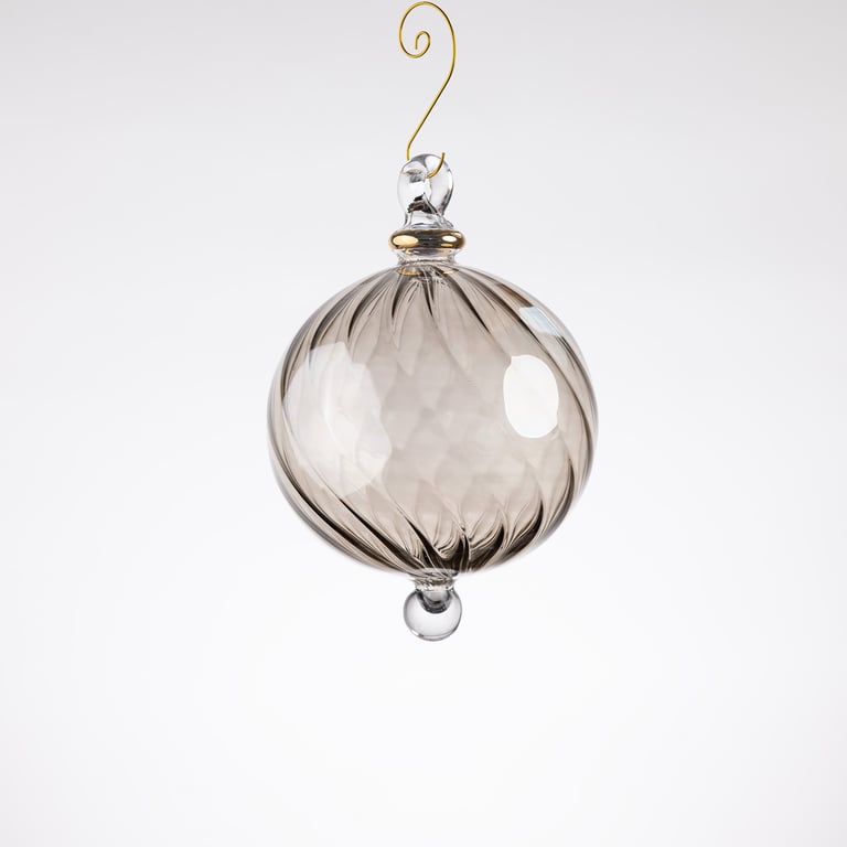 JULEKUGLE DESIGN 1030 COFFEE MED GULD