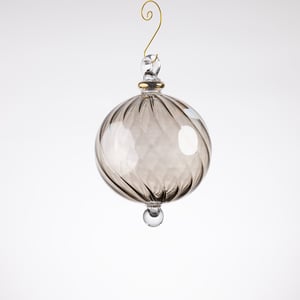 JULEKUGLE DESIGN 1030 COFFEE MED GULD – produktbillede