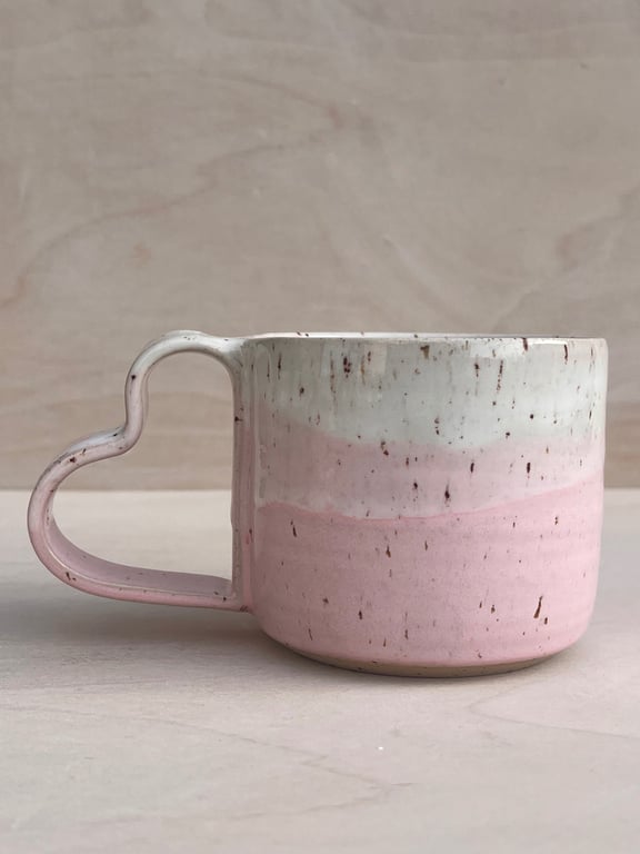 Mormor krus med hjertehank. 330 ml. H: 7,5 cm billede 2