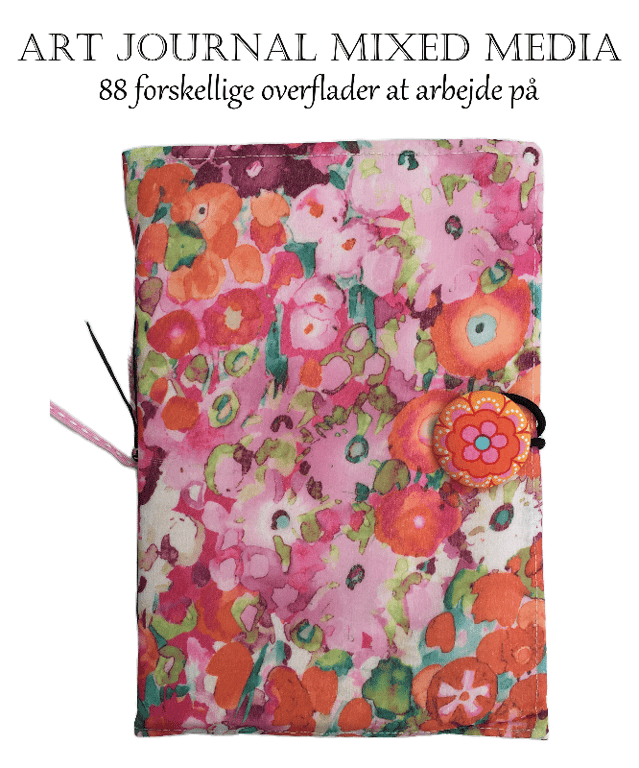 Art Journal - Akvarel m/ blomster