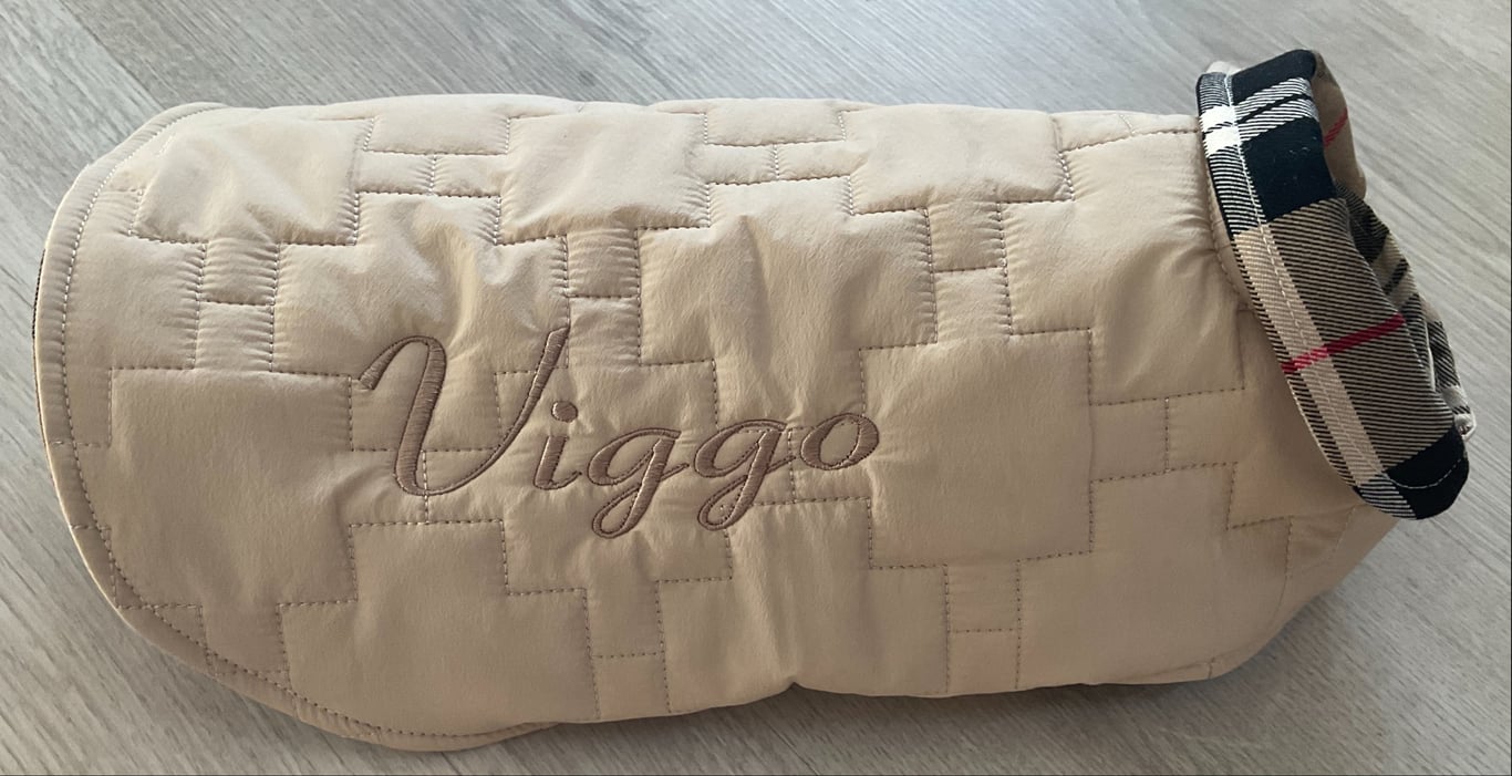 Hunde dækken til lille hund. Mål over ryg 27 cm. billede 3