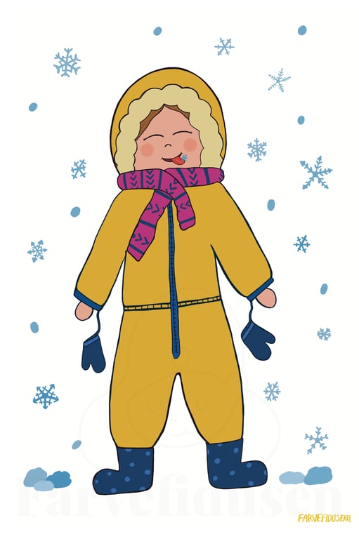 Plakat: Snevejrsdag