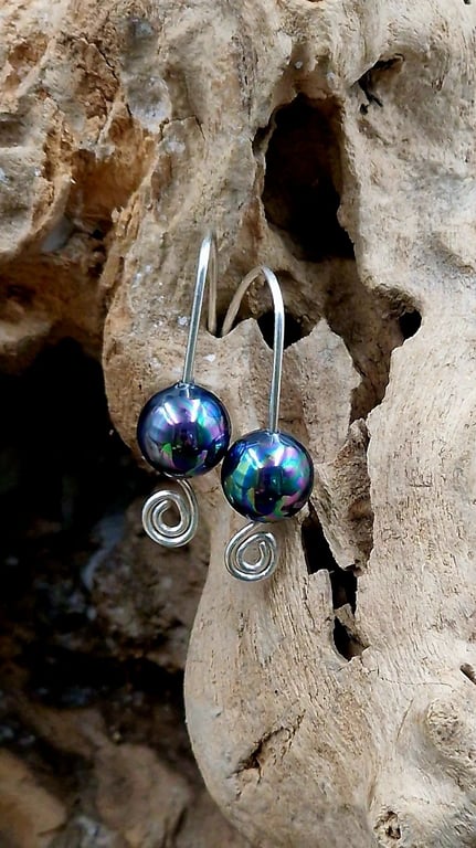 Perle spiral ørekroge 