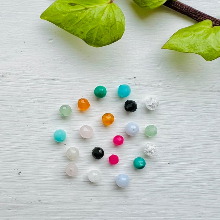 Krystal mix til din ørekæde- colorful