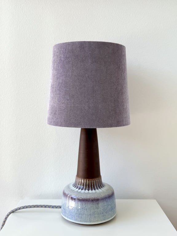 Upcycled vintage bordlampe - Søholm Keramik