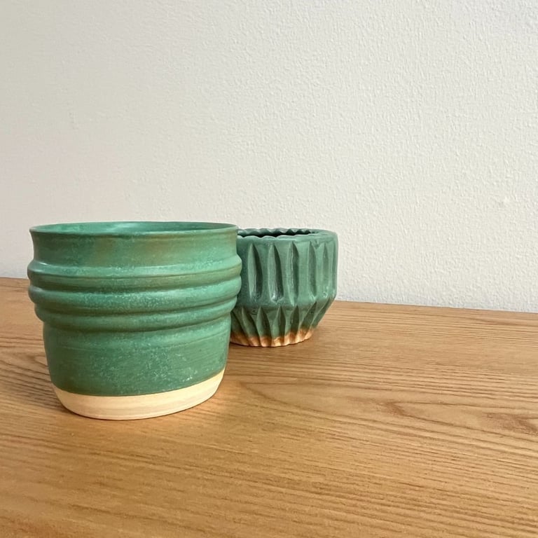 Grønne mini-urtepotter billede 8