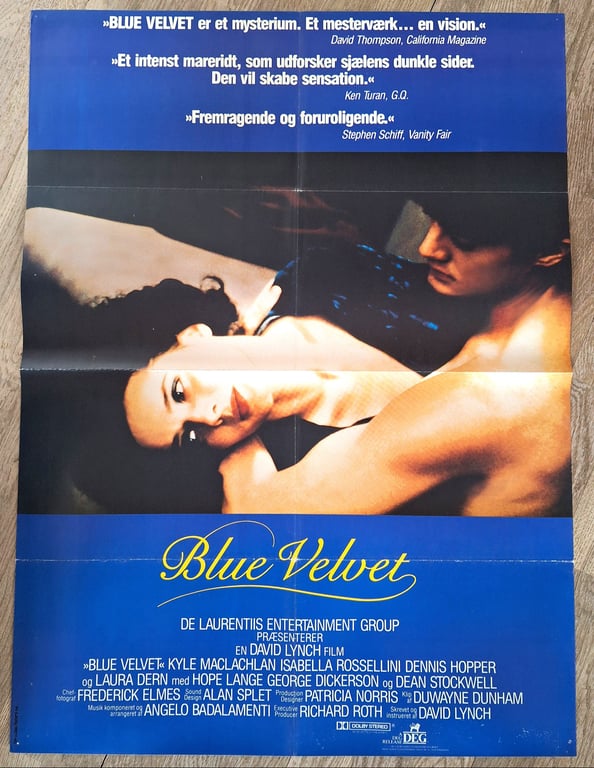 Blue Velvet - plakat