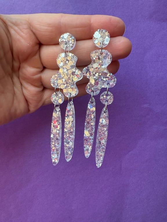 De lange og smukke i sølv 