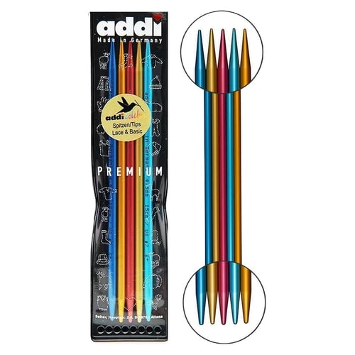 Tilbehør: Addi colibri Strømpepinde 2,00mm - 7,0 mm