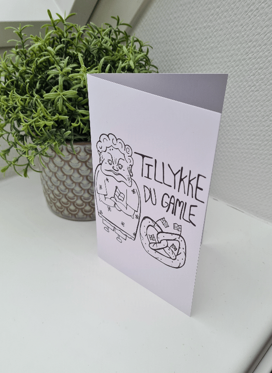 Kort: tillykke du gamle (2)