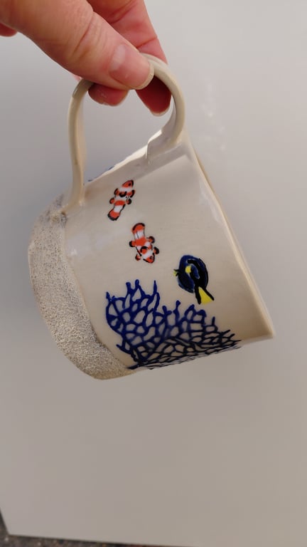 koraler kop, med fisk og Skildpadde  billede 9