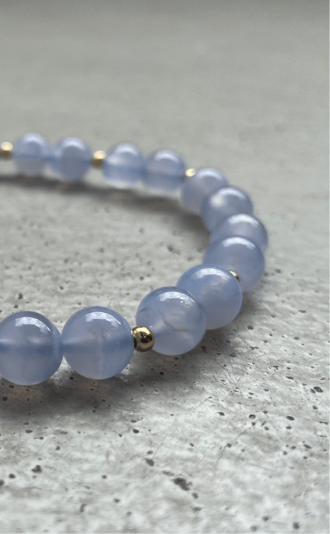 Blonde Agat Royal med forgyldt Sterling sølv i 18 karat guld billede 2