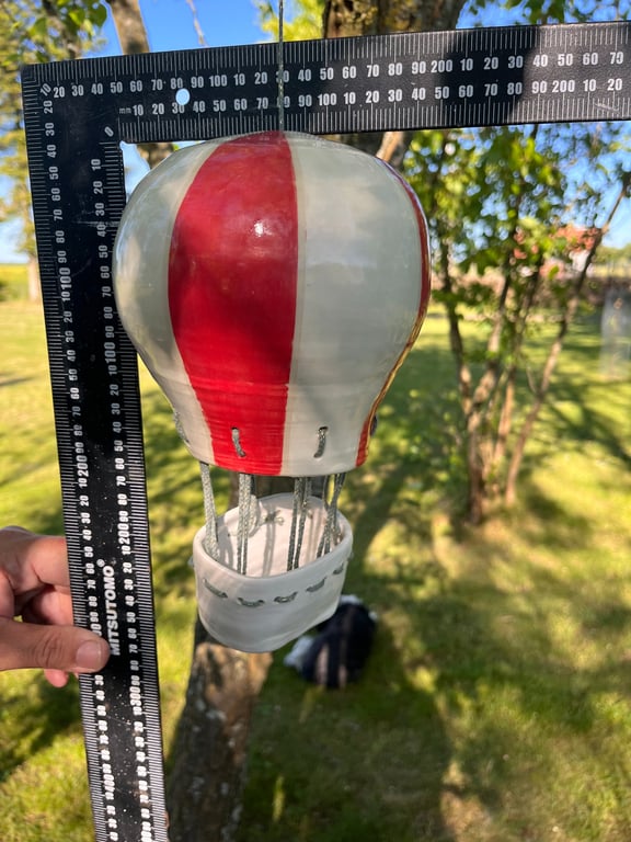 Luftballon Dannebrogsfarver billede 3