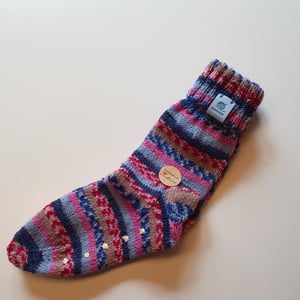 Skridsikre uldsokker størrelse 34-35 – produktbillede