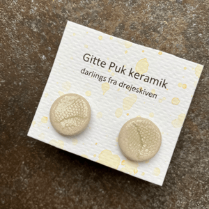 Øreringe - lys grøn  – produktbillede