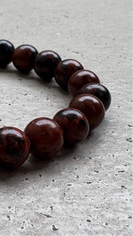 Mahogni Obsidian - Kvalitet A billede 4