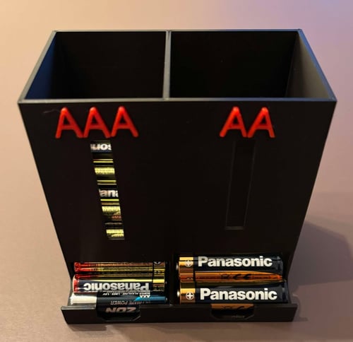 Batteri beholder AAA-AA