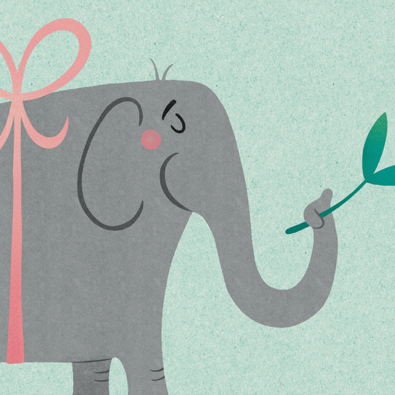 Elefant – plakat billede 4