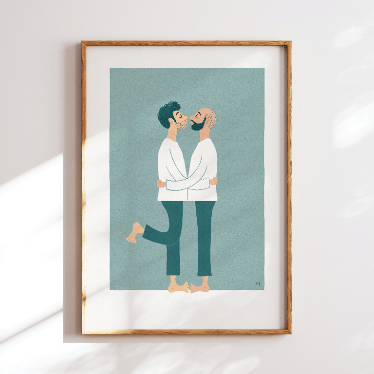 Kys – grøn – plakat billede 3