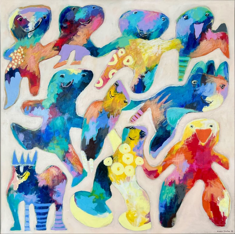 100cm x 100cm billede 2