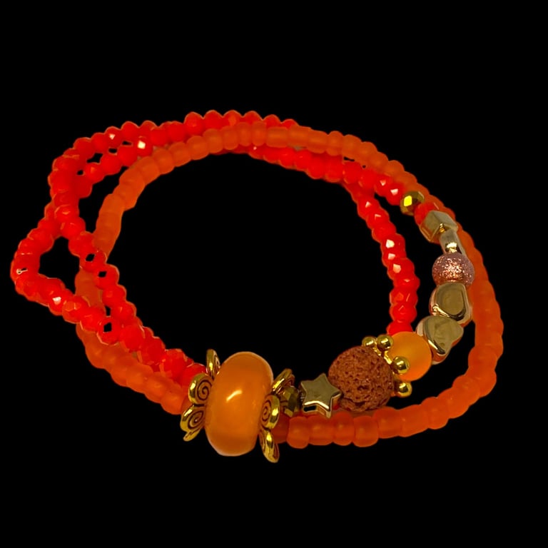 Orange Armbånd