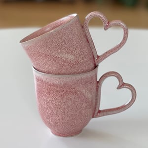 Hjertekop, rødmeleret – produktbillede