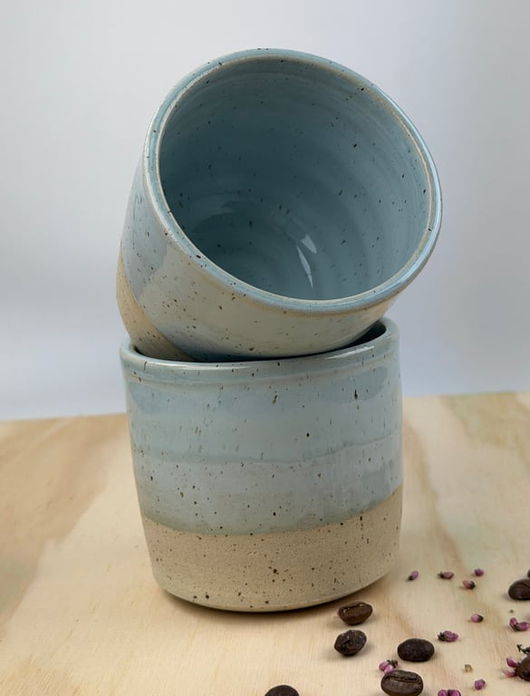 Lyseblå lava kop  billede 2