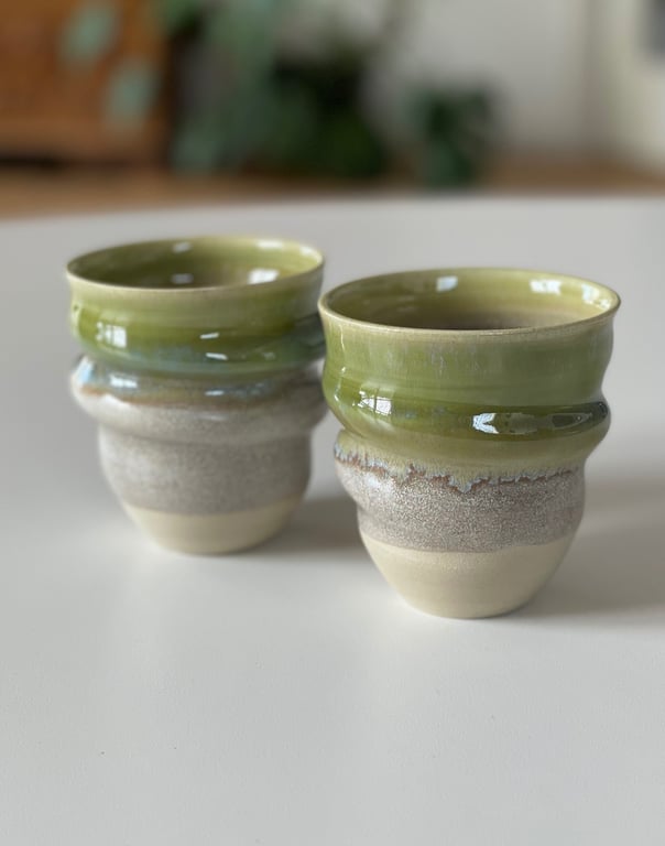 Kop, Cortado - spiral, skifergrå/lys grøn